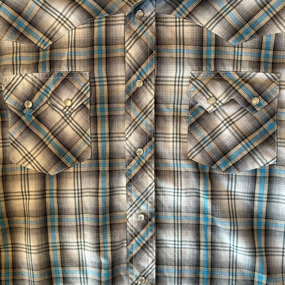 **WRANGLER** vintage western button down SIZE LARGE - Picture 5 of 6